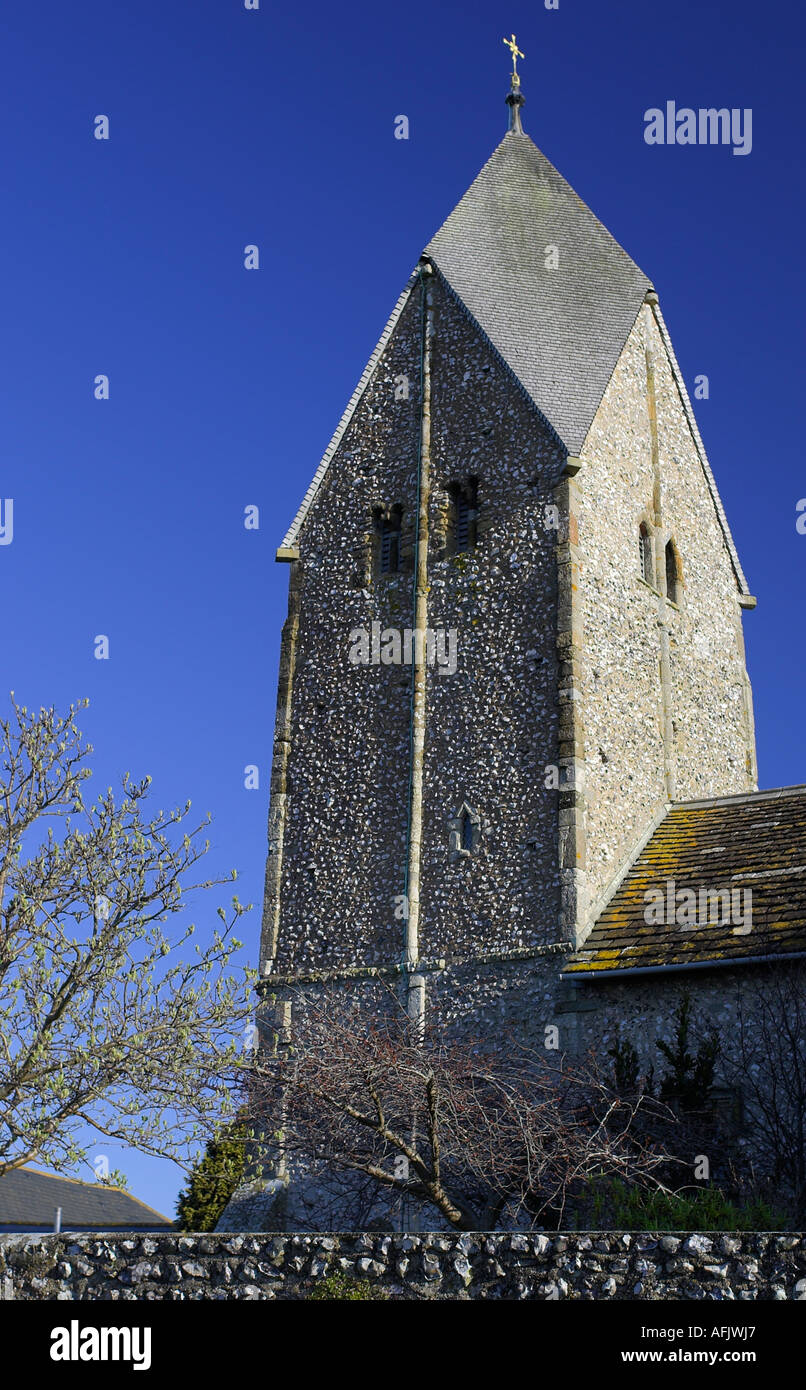St. Marien Kirche Sompting, West Sussex, UK 2006 Stockfoto