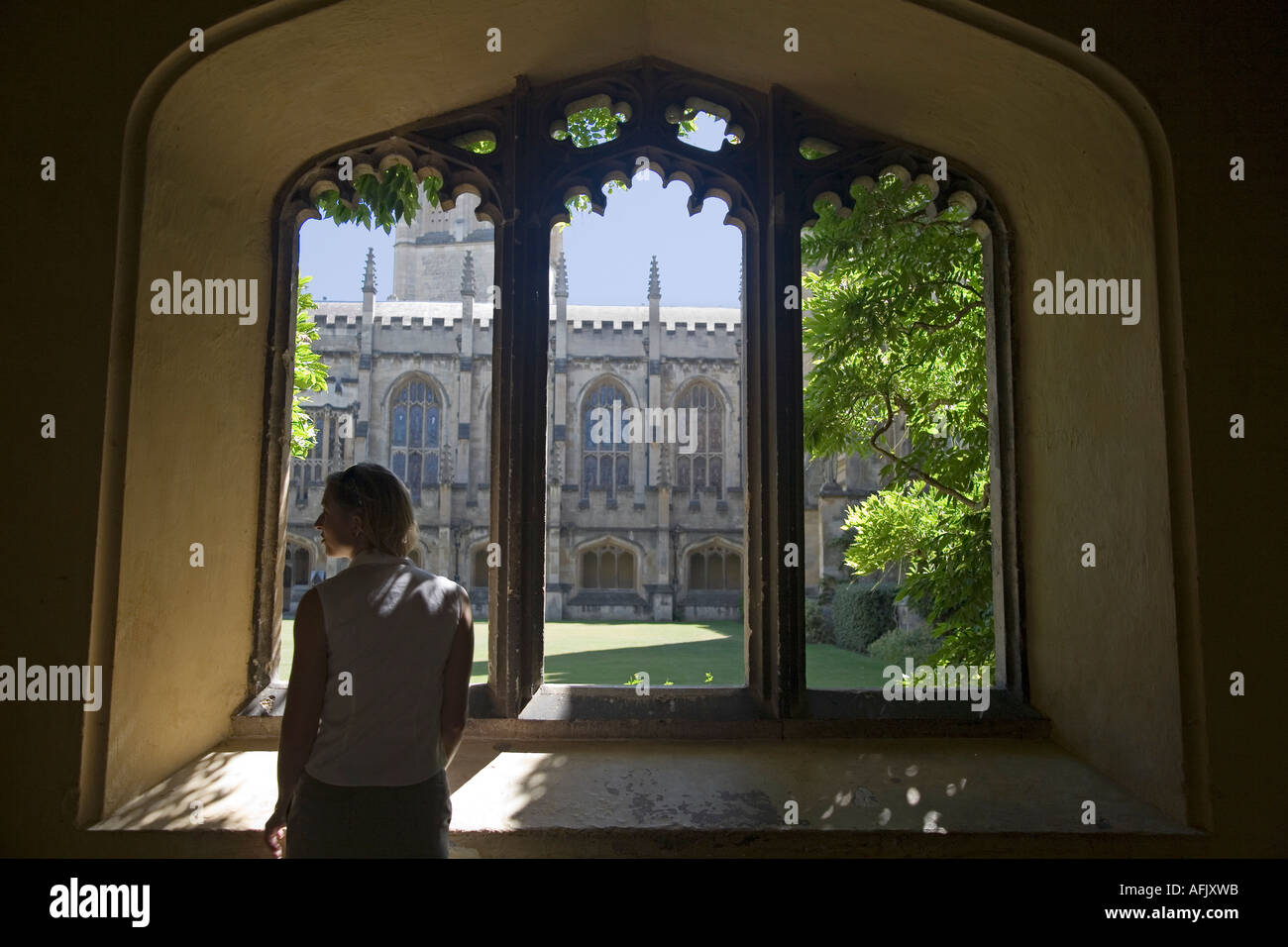 Kreuzgang des Magdalen College in Oxford 5 Stockfoto