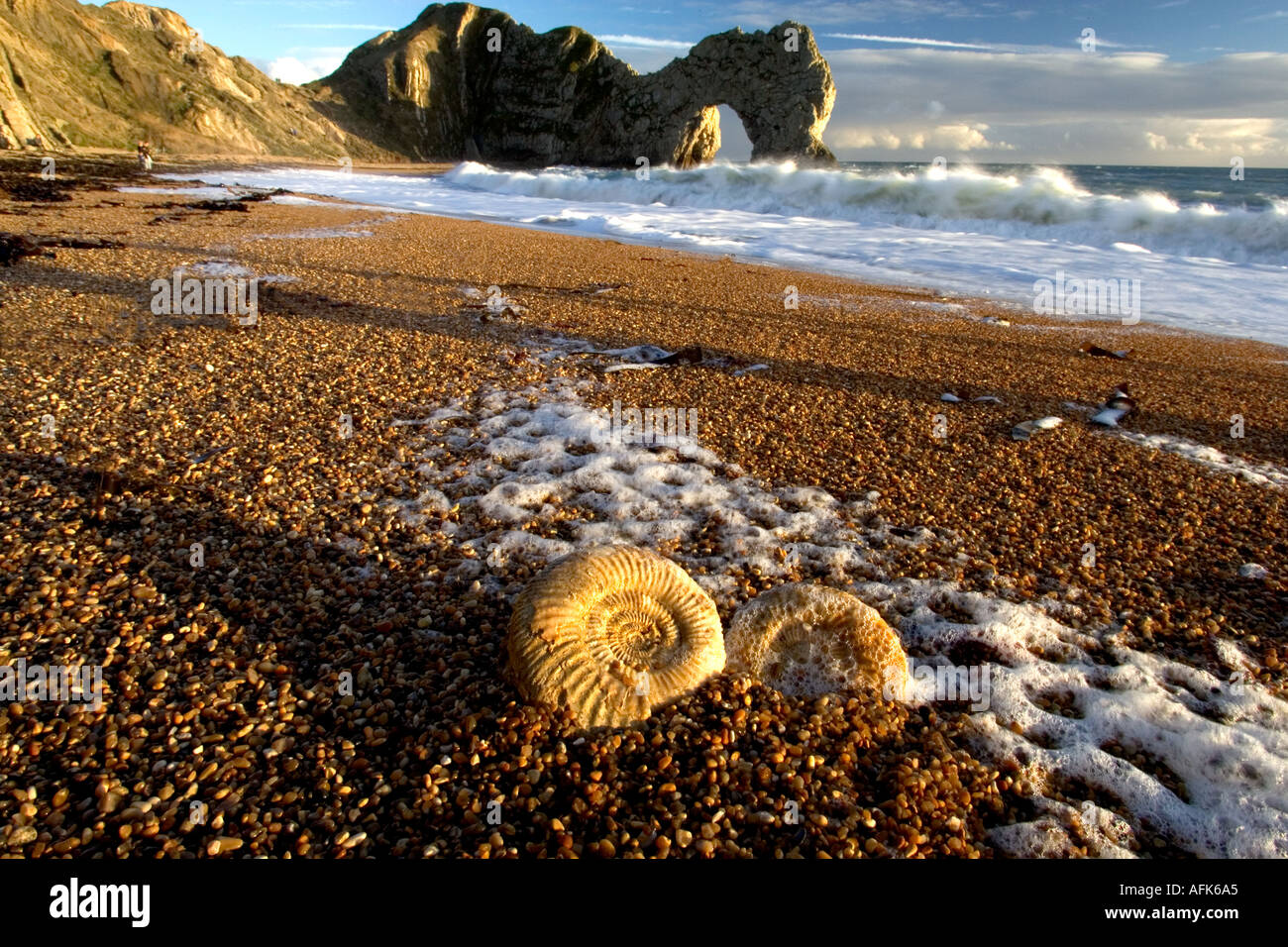 Durdle Door Seascape Stockfoto