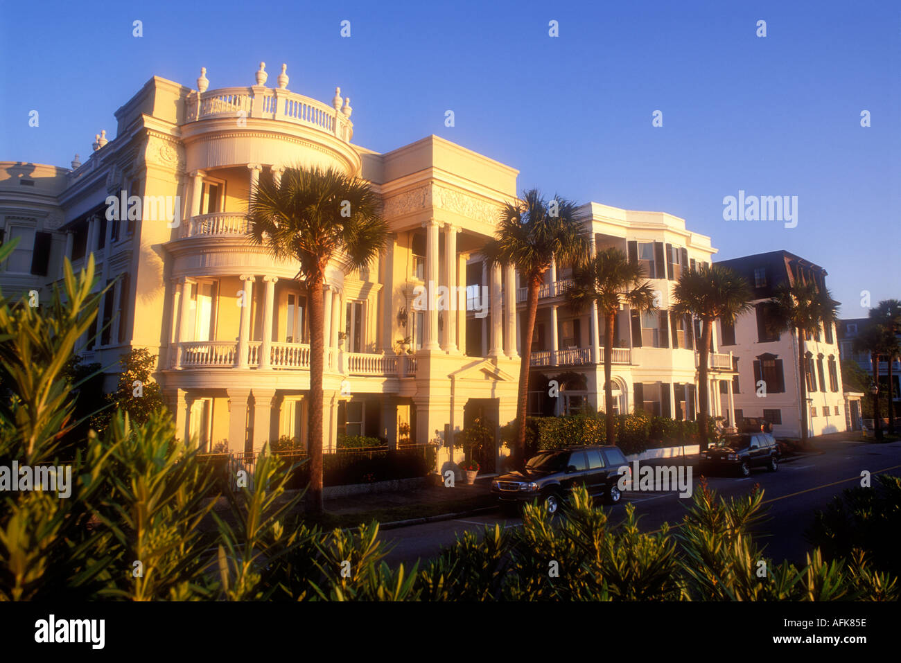 Hochwertigen Häusern in Charleston South Carolina USA Stockfoto