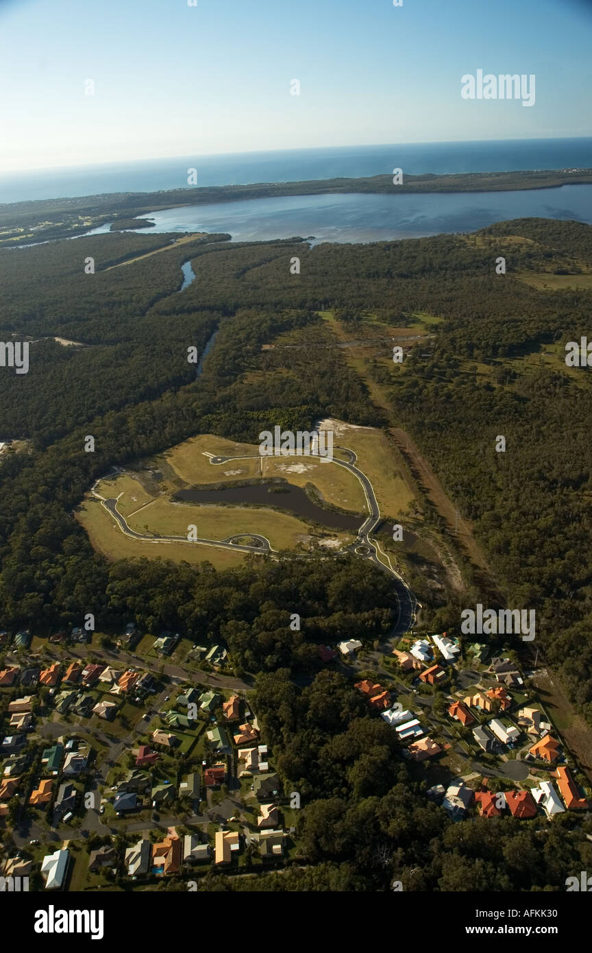 Grundstücke zum Neubaugebiet Noosa Queensland Australien Stockfoto