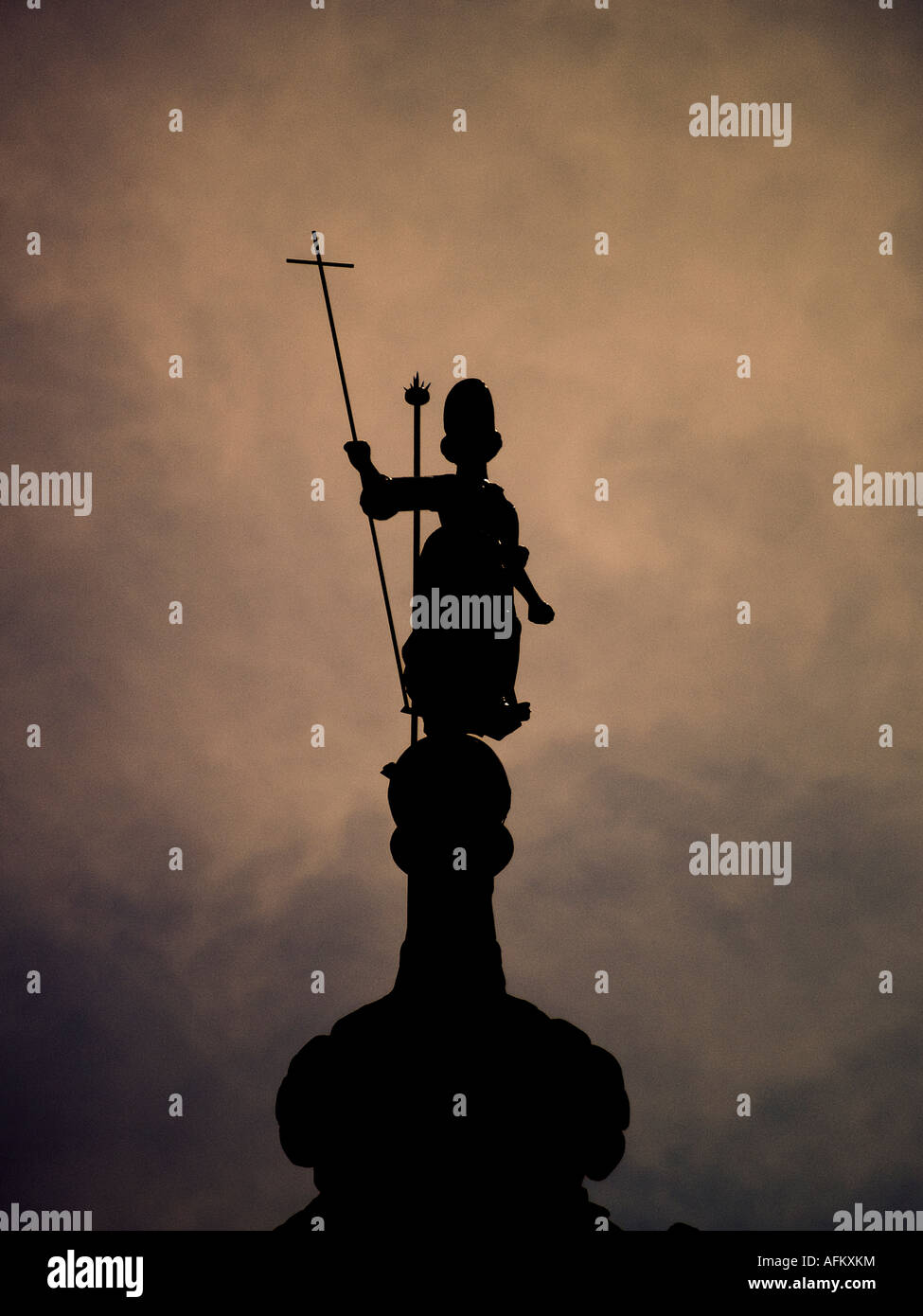 San Tattoo Kirche Turm Stockfoto