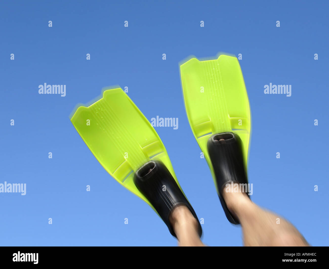 Tauchen flossen Taucherflossen Stockfoto Tauchen flossen Taucherflossen Stockfoto