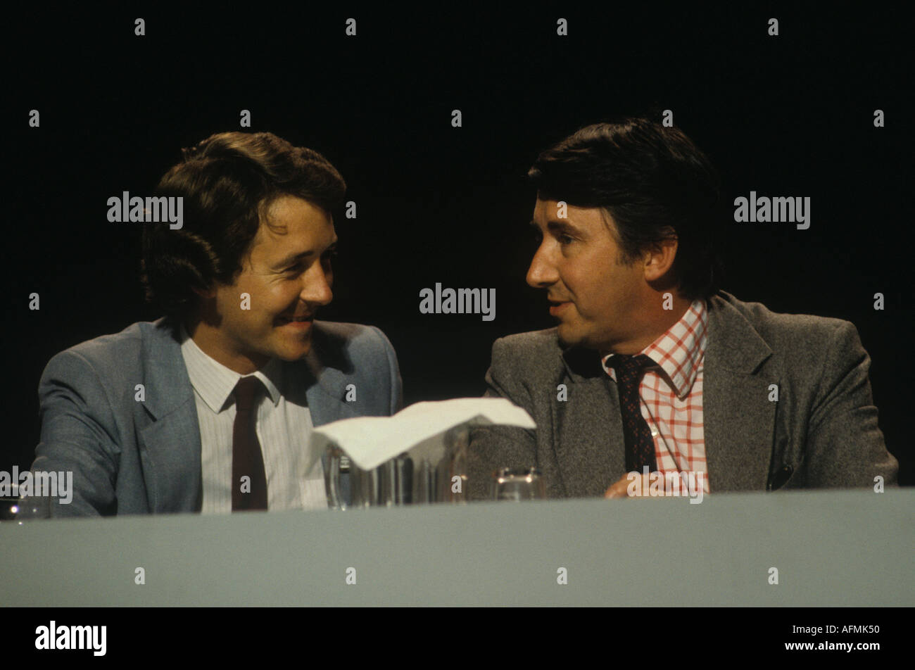 Liberal Party Conference Blackpool 1980 David Alton und David Steel MP 1980er UK HOMER SYKES Stockfoto