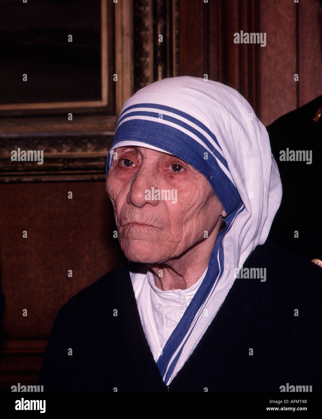 5904 Mutter Theresa missionarische Religion Frau glauben redaktionellen Gebrauch Stockfoto