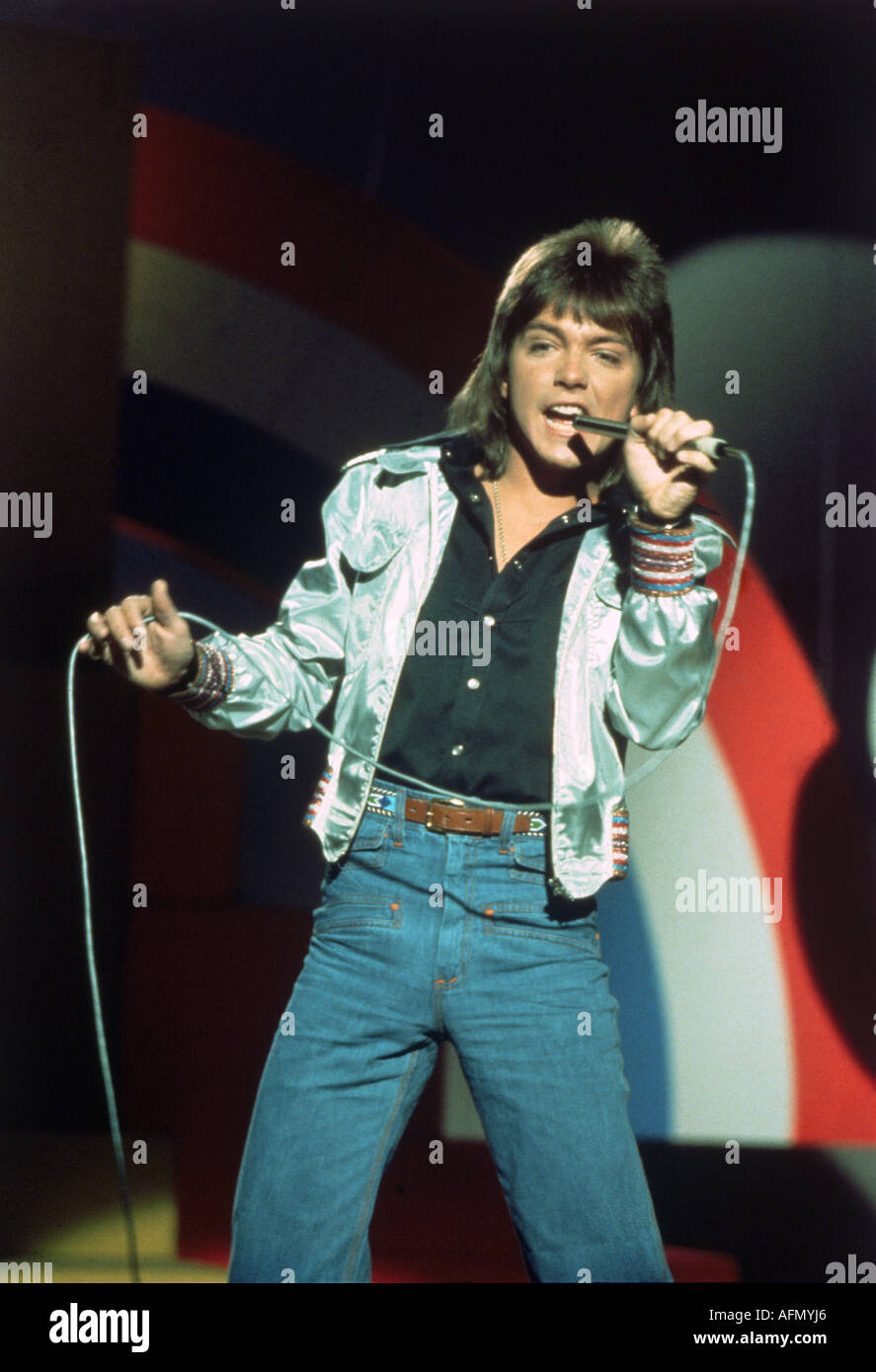 DAVID CASSIDY U.S. Sänger Stockfoto