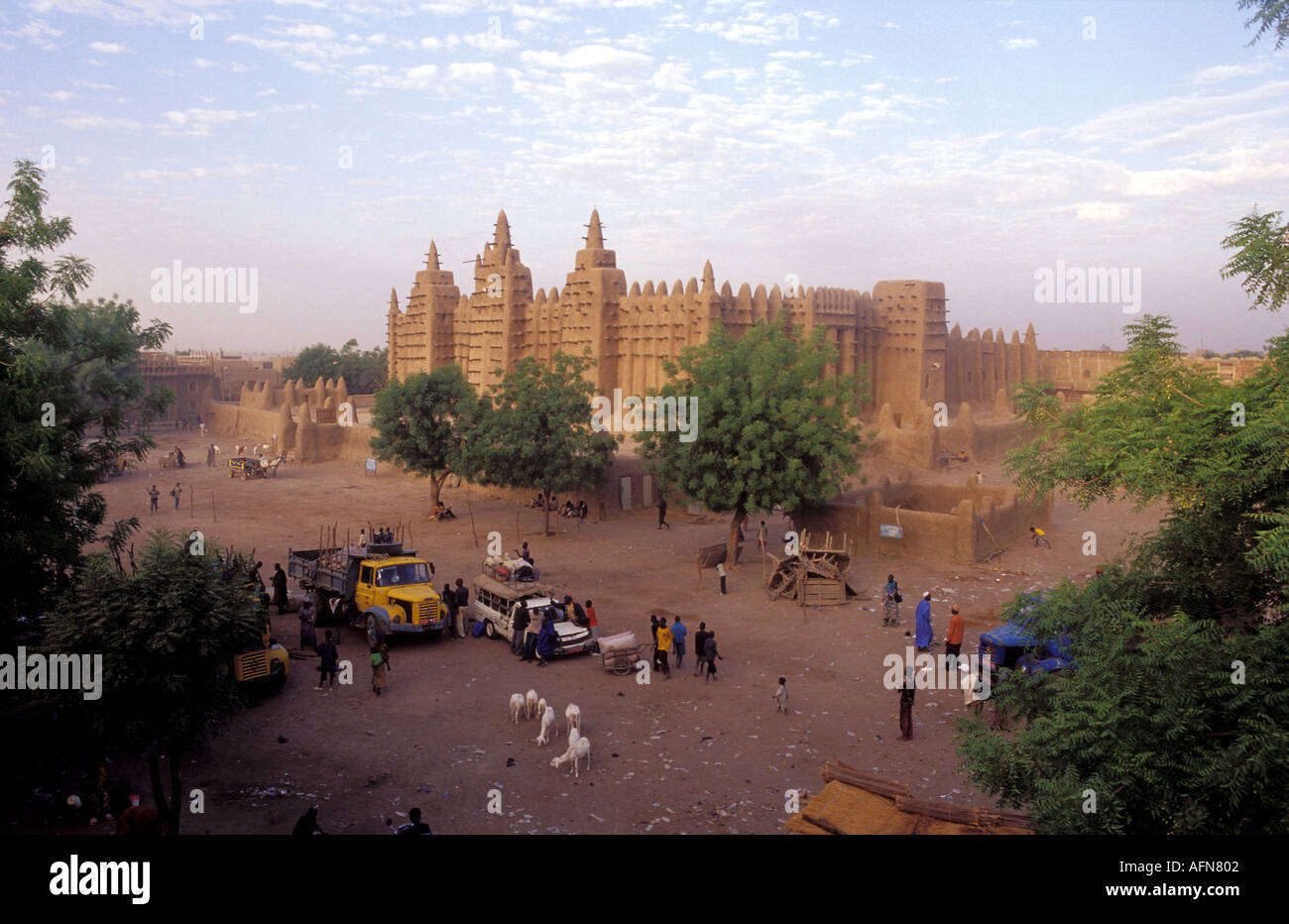 Die große Moschee, Dejnne, Mali Stockfoto