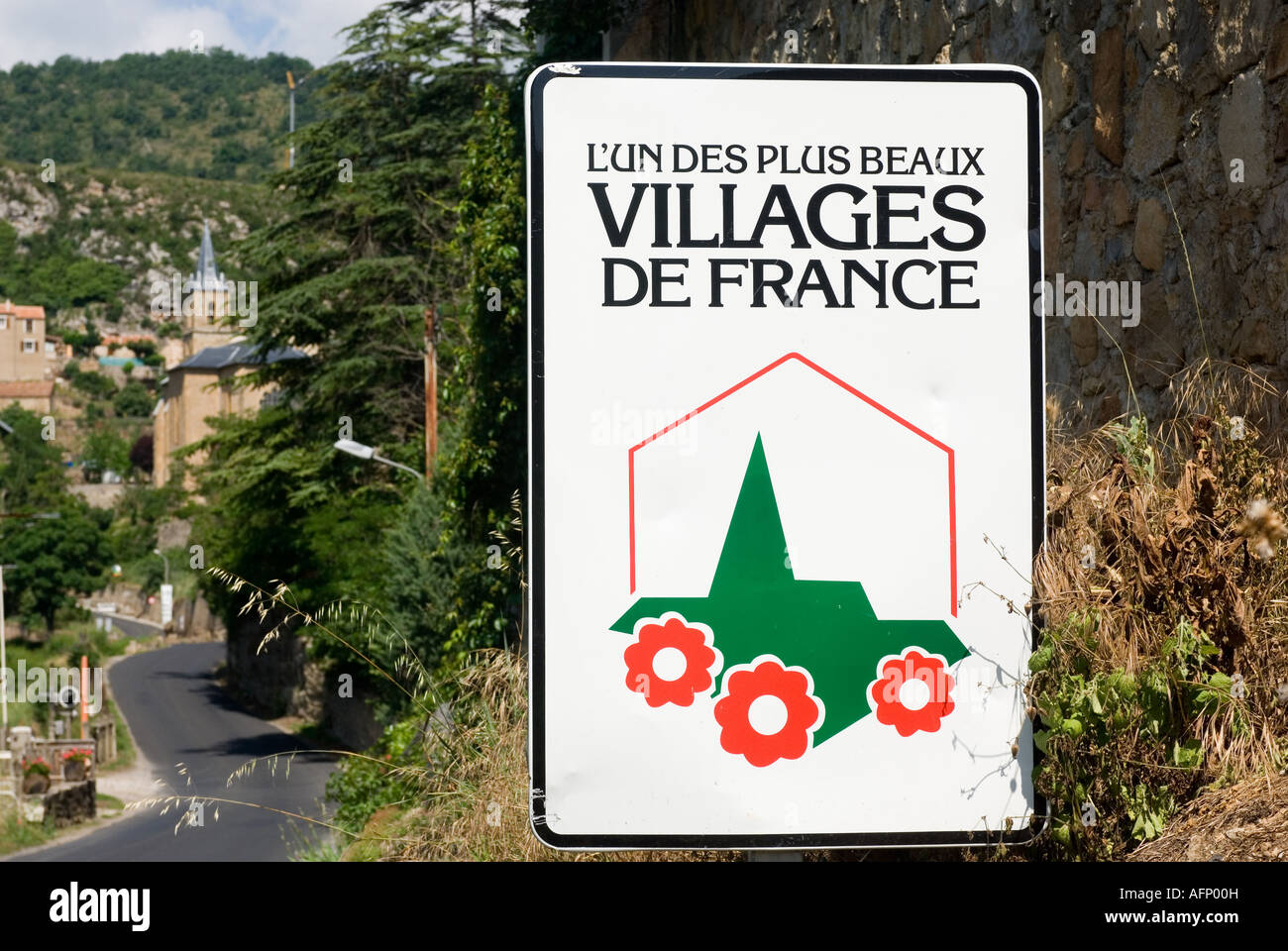 Peyre Dorf in der Nähe von Millau-Cevennen Gegend von Frankreich Stockfoto