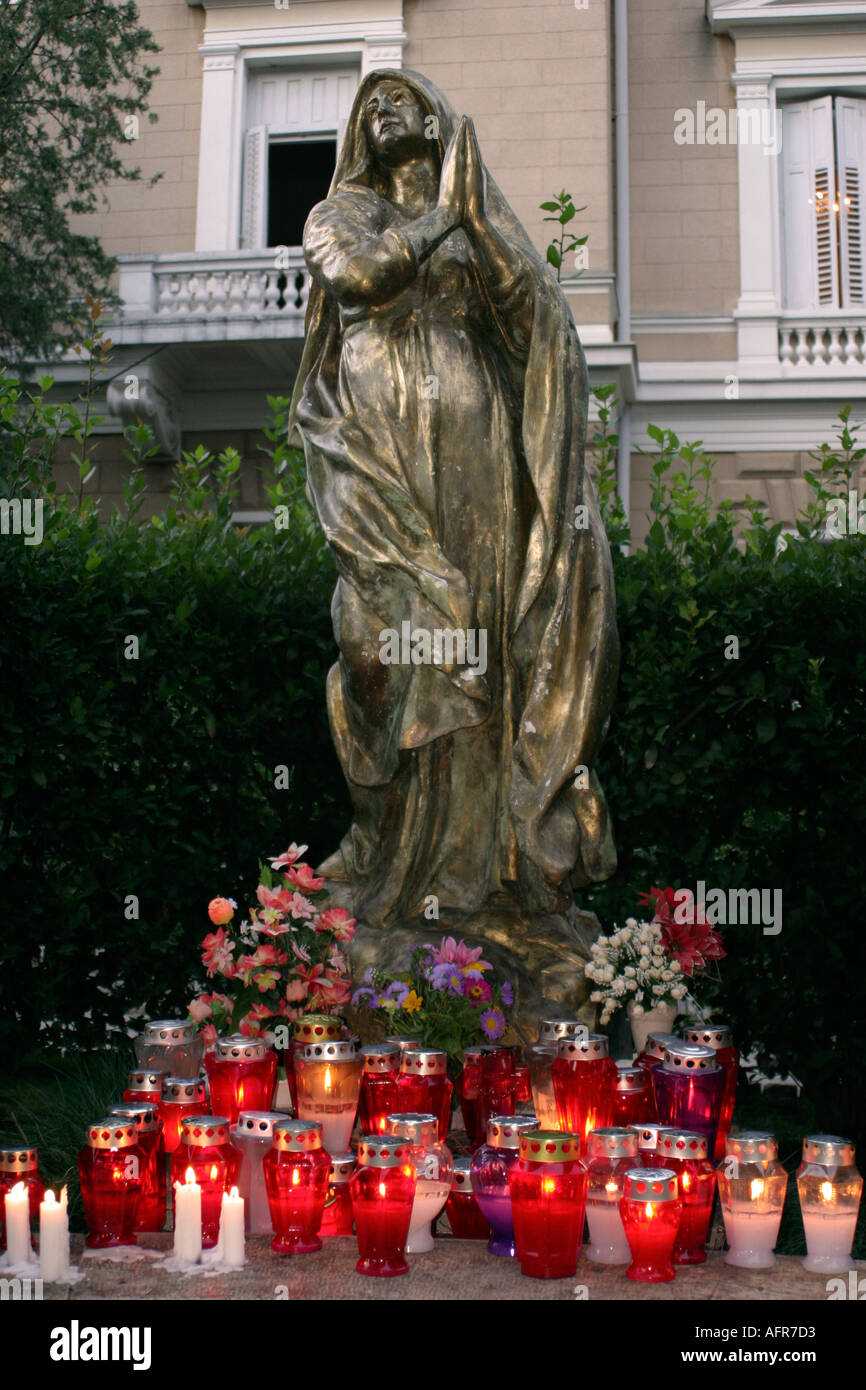 Heiligtum der Jungfrau Maria-Opatija-Kroatien Stockfoto