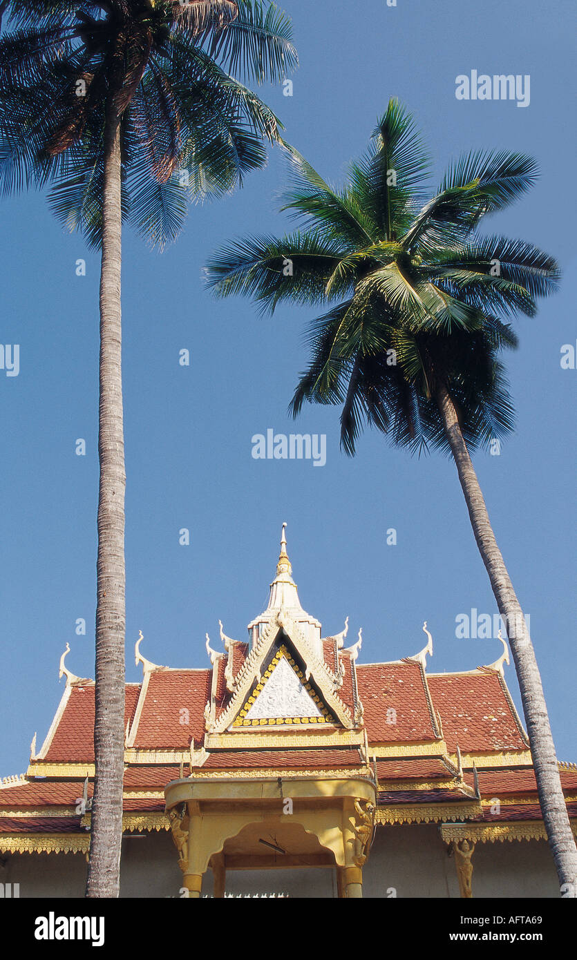 buddhistische Tempel Pagode Kambodscha in Südostasien Stockfoto