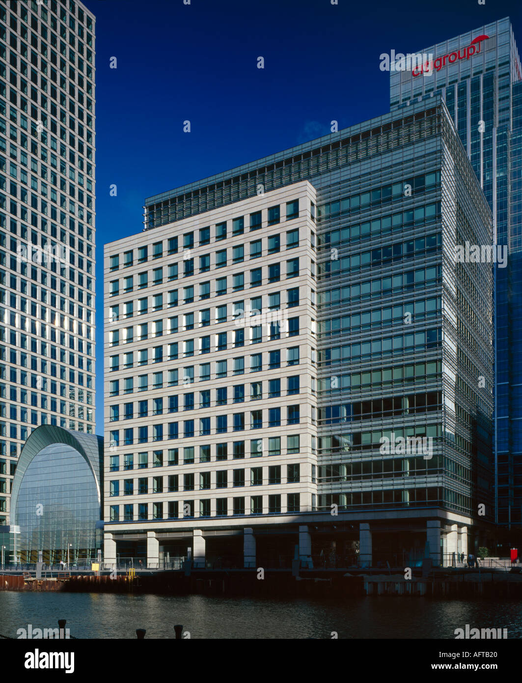 Canary Wharf, Docklands, London. 25 Bank Street. Architekt: César Pelli und Mitarbeiter Stockfoto