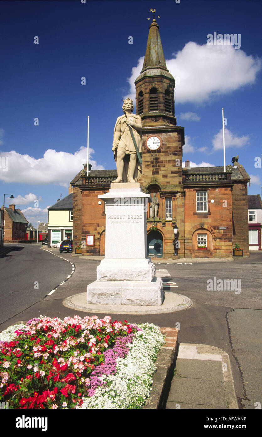 Robert der Bruce-Statue am Rothwesten Annandale Dumfries und Galloway Scotland UK Stockfoto