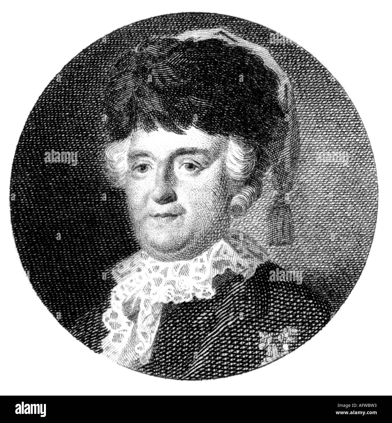 Katharina II. "Der Große", 2.5.1729 - 17.11.1796, Kaiserin von Russland 28.6.1762 - 17.11.1796, Porträt, Kupferstich von J.F. Bott, 1792, Zarin, Sophie Auguste von Anhalt-Zerbst, Romanov, Anhalt Zerbst, Artist's Urheberrecht nicht gelöscht werden Stockfoto