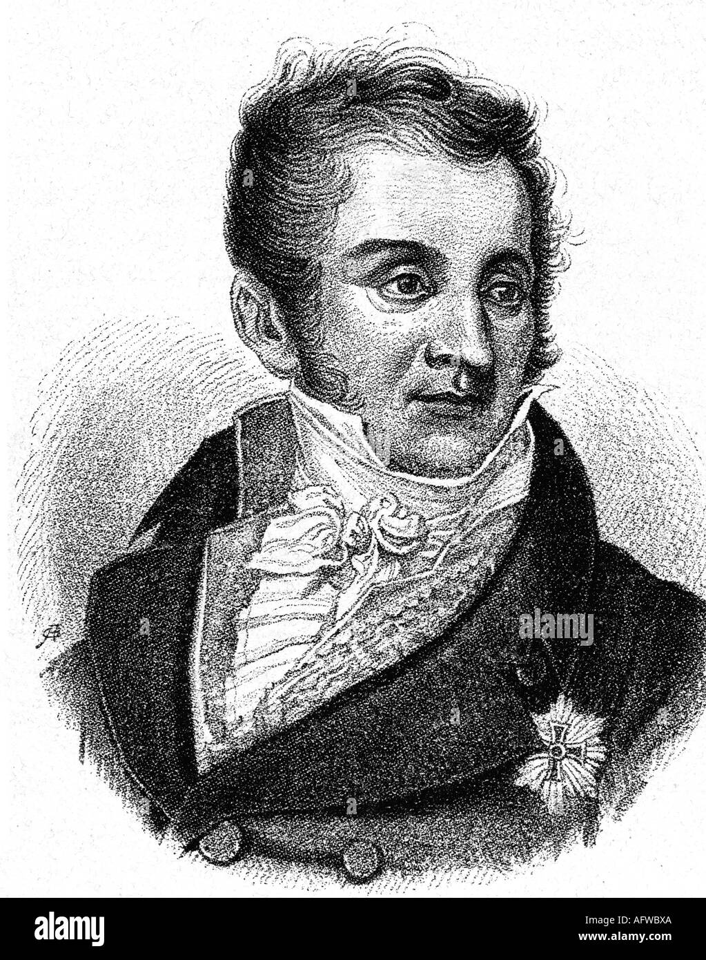 Czartoryski, Adam Jerzy, 14.1.1770 - 15.7.1861, polnischer Politiker, Porträt, Gravur, 19. Jahrhundert, Stockfoto