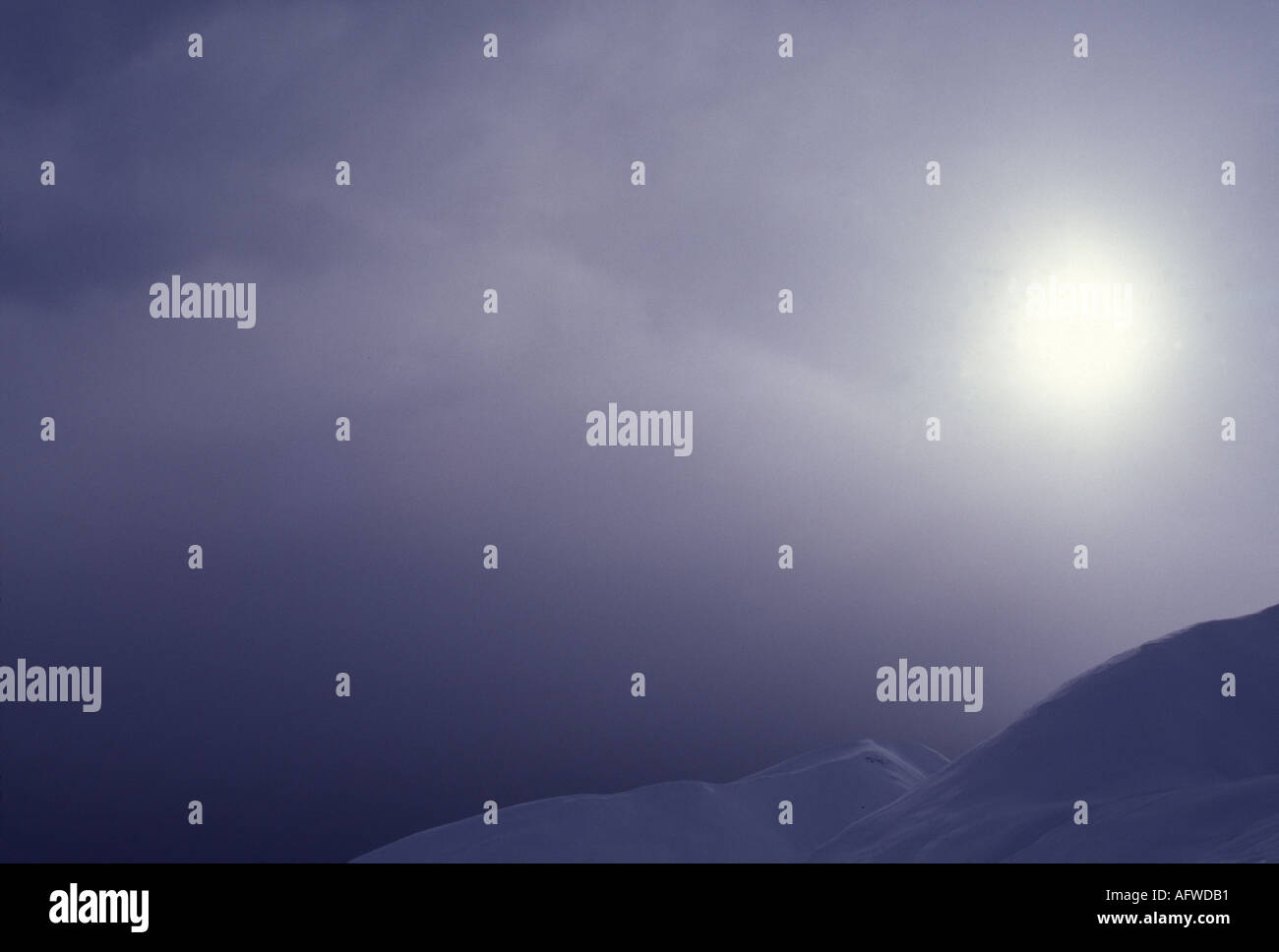 Alaska-Gebirge Stockfoto