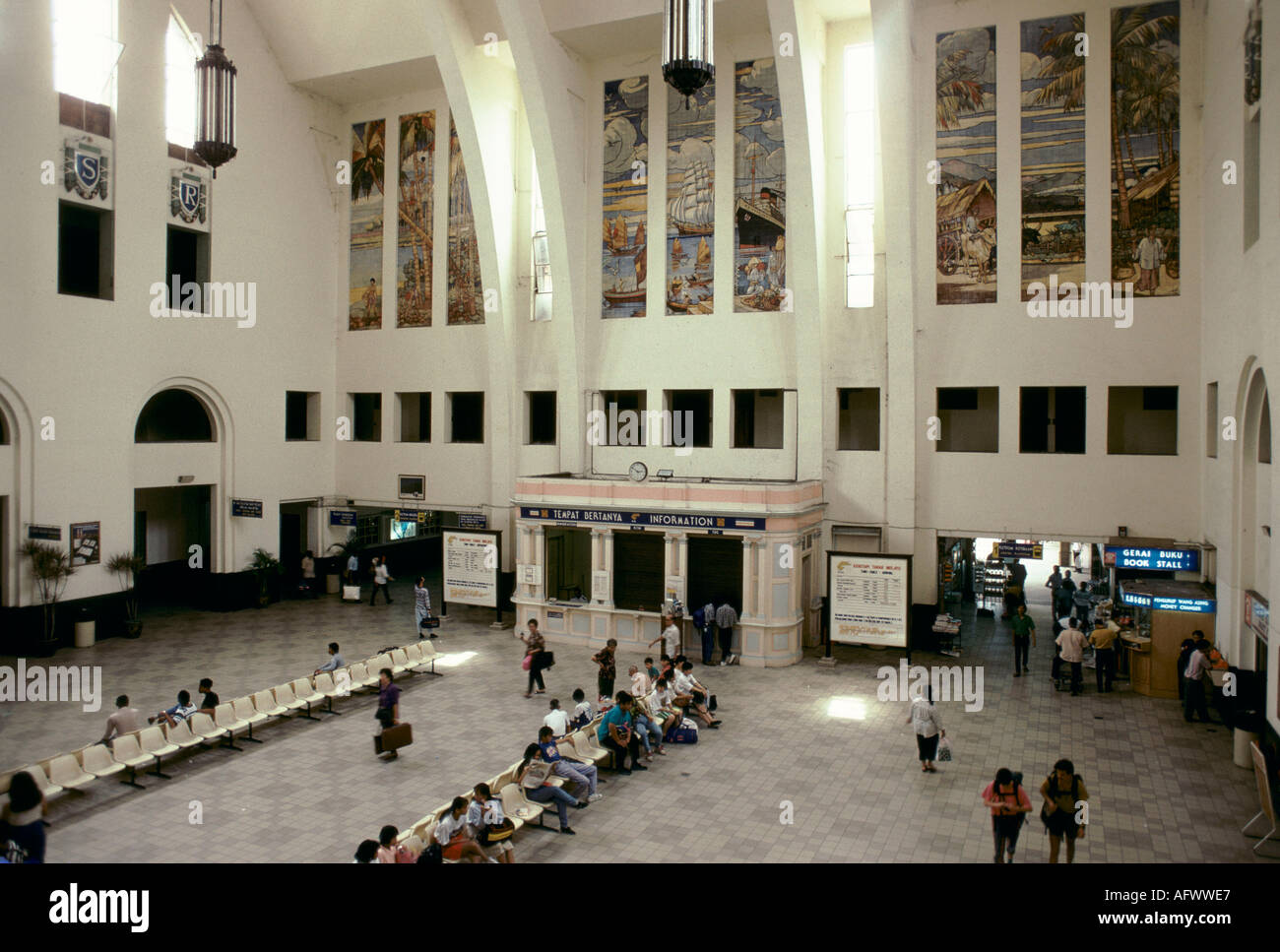 Tanjong Pagar Bahnhof Singapur Südostasien. 1991 HOMER SYKES Stockfoto