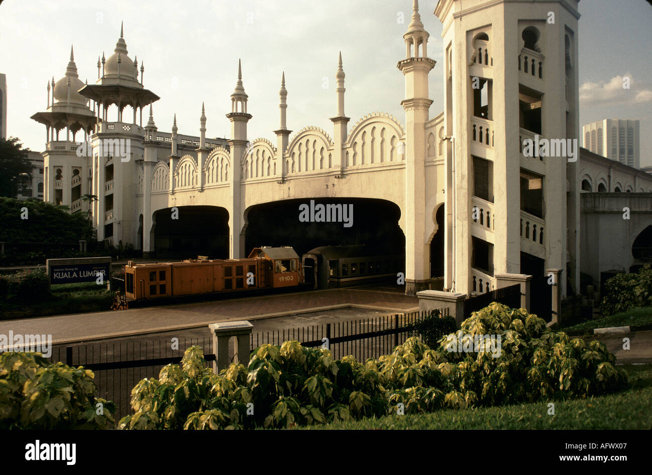 Kuala Lumpur KL Mail Railway Station Malaysia South East Asia 1990er Jahre 19991 HOMER SYKES Stockfoto