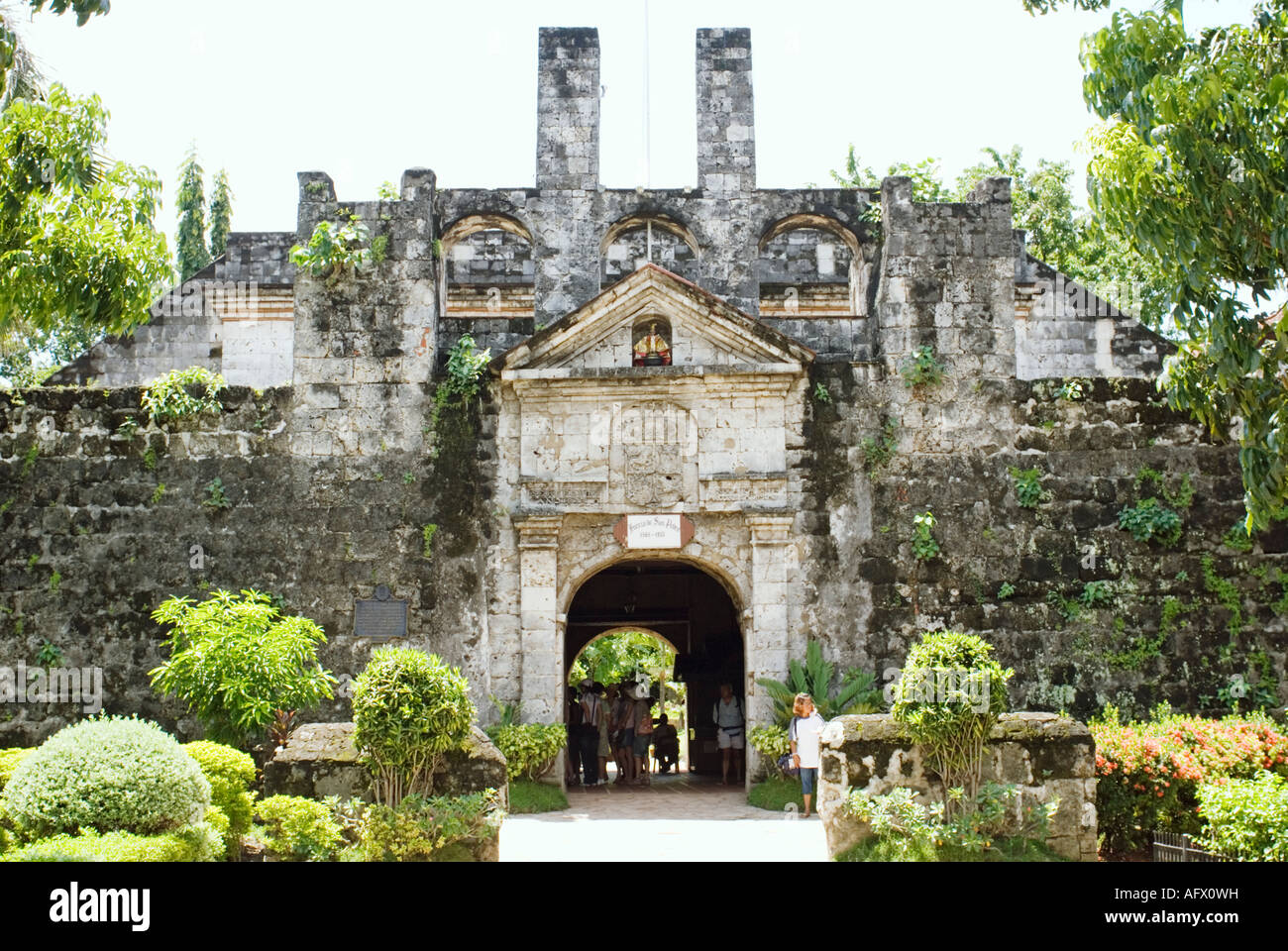 Philippinen Cebu Fort San Pedro Visayas Stockfoto