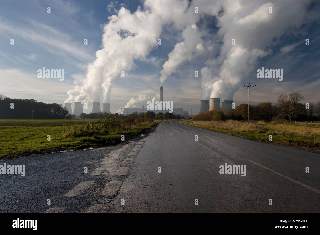 Drax Kohle befeuerten Kraftwerk, Yorkshire Stockfoto