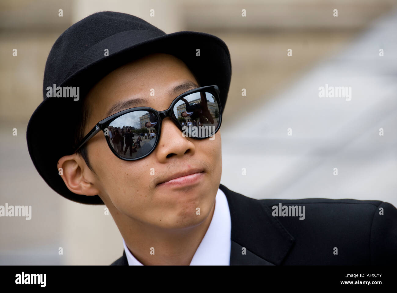 Break dancer Stockfoto