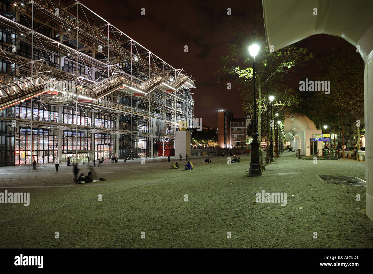Centre Pompidou, Paris, Frankreich Stockfoto