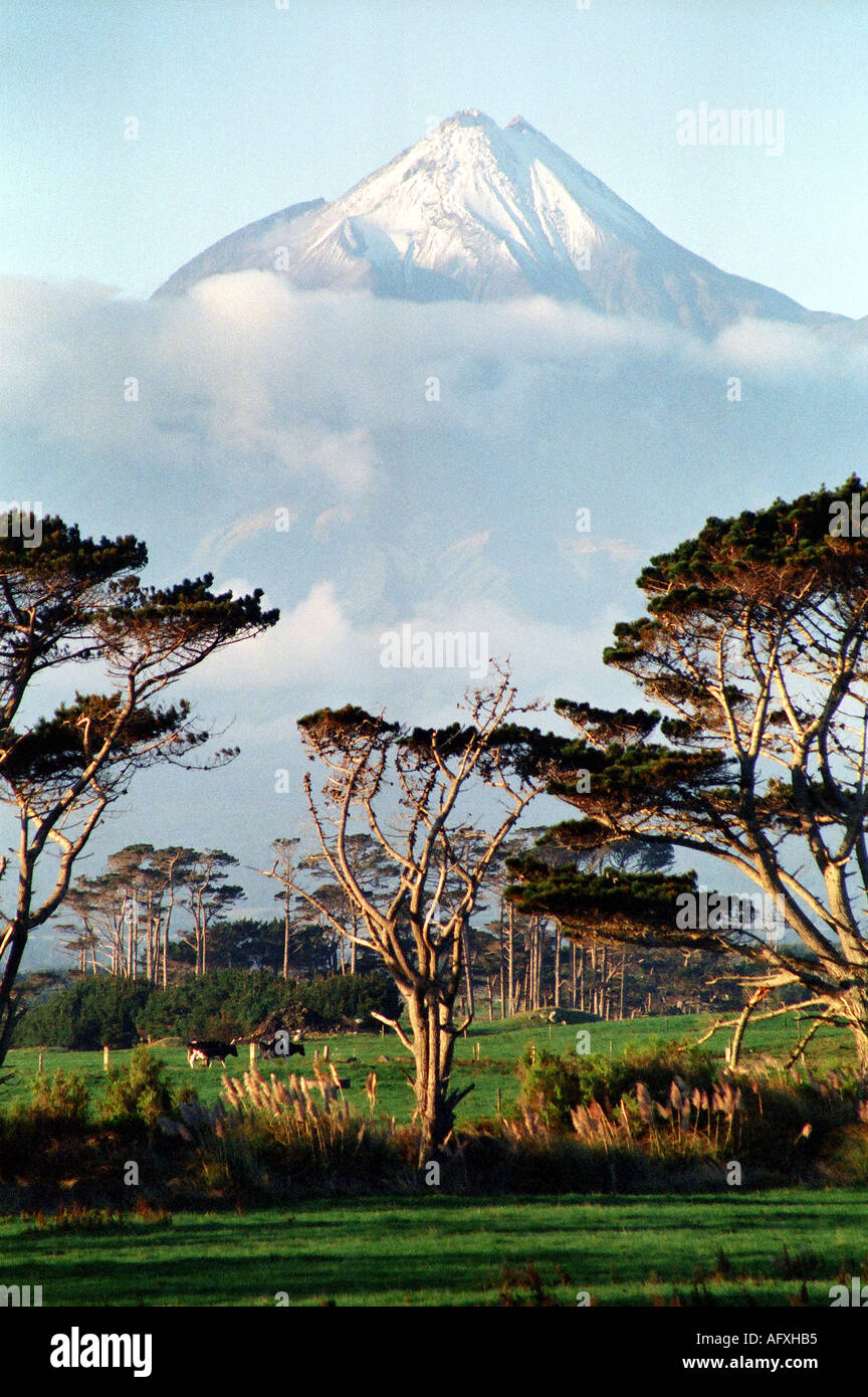 Mount Egmont Taranaki Neuseeland Stockfoto