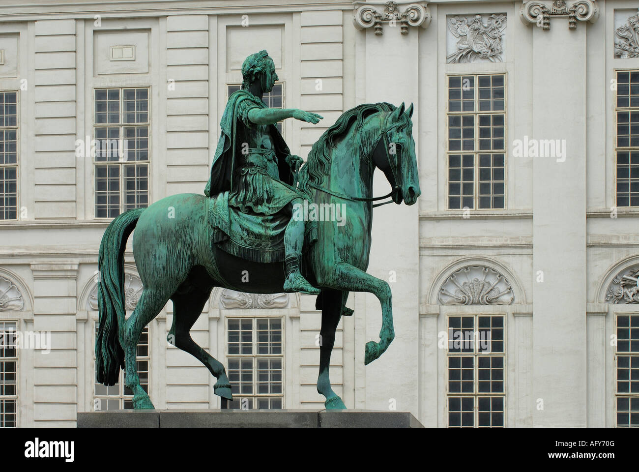 JOSEFSPLATZ, VIENNA. Österreich Stockfoto