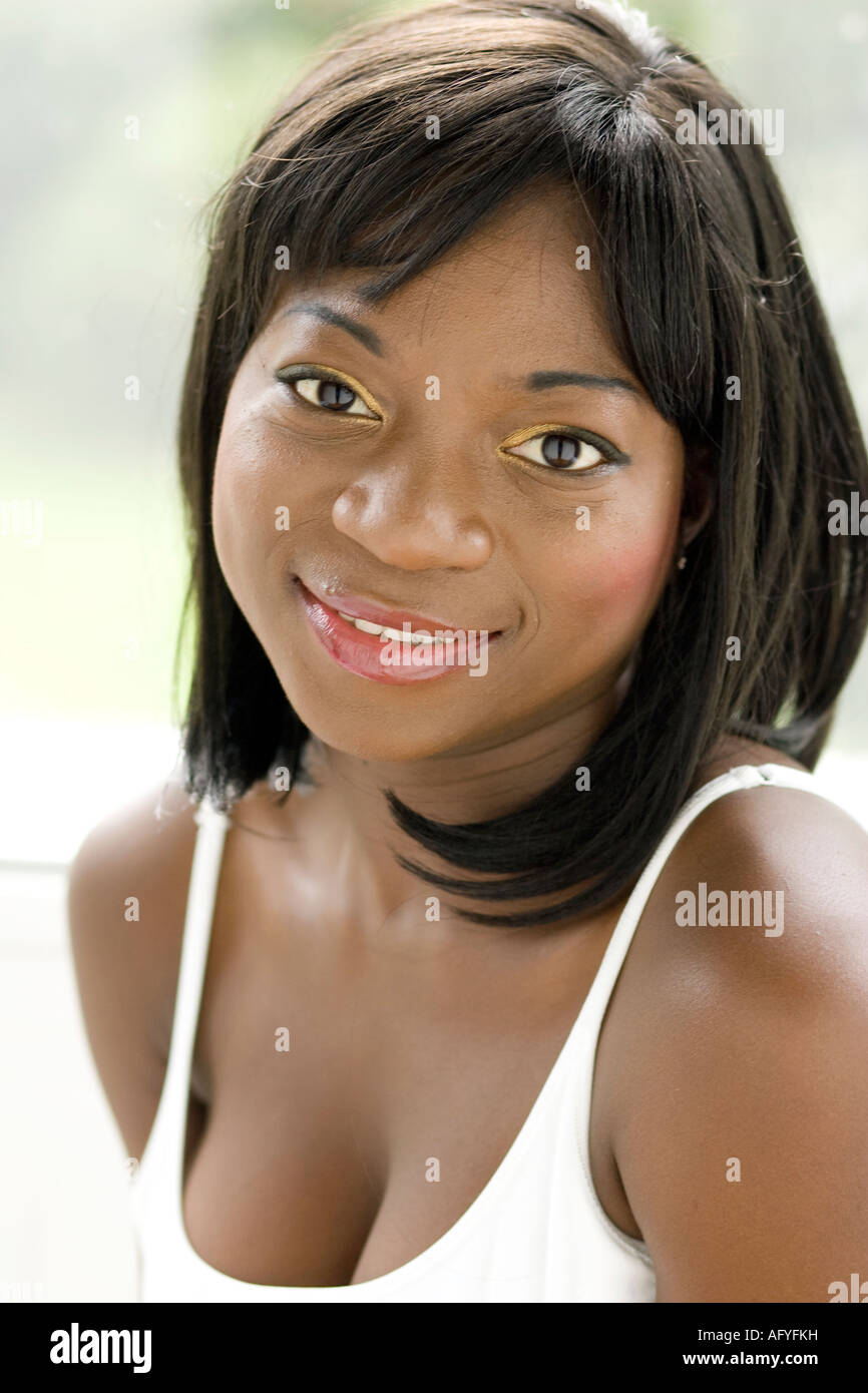 Porträt von ethnischen Mädchen Stockfoto