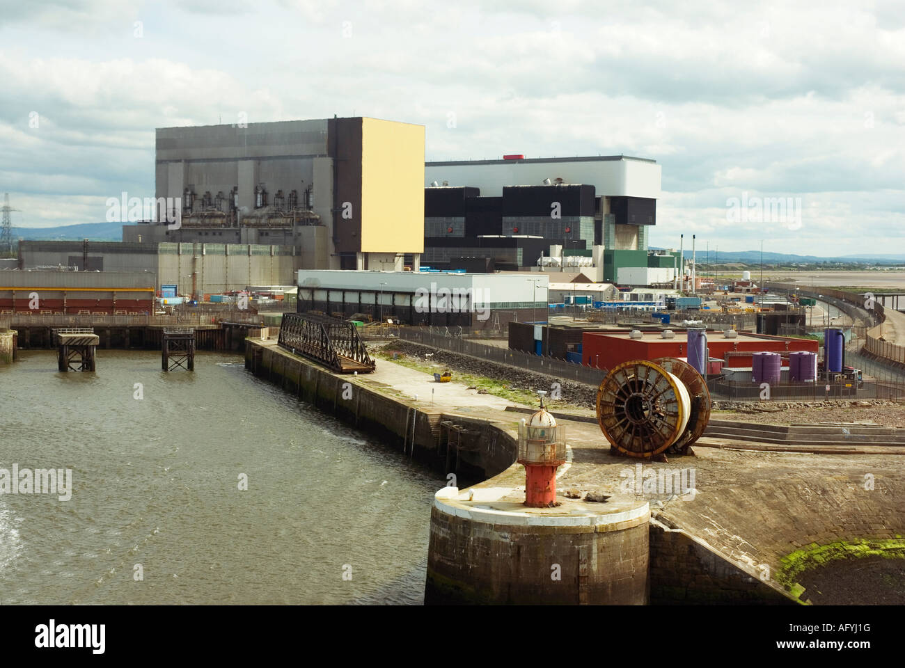 Kernkraftwerk Heysham, Lancashire UK Stockfoto