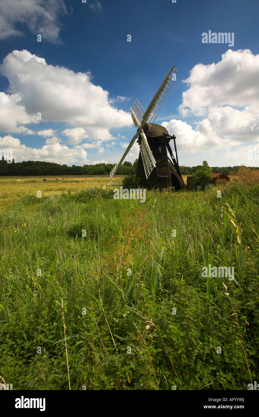 Herringfleet Windpumpe Herringfleet Suffolk England Stockfoto