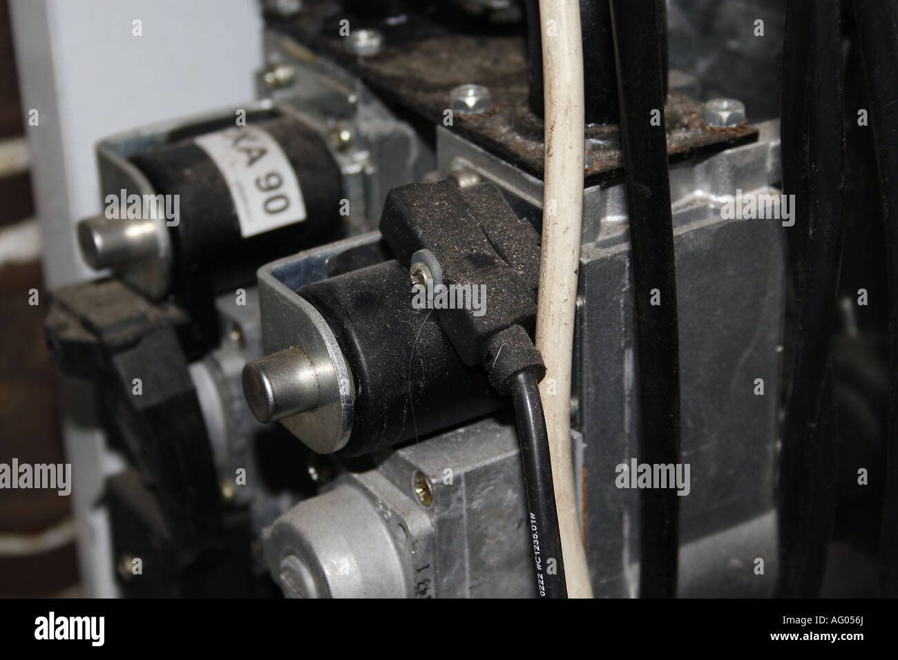 Kesselteile Stockfoto