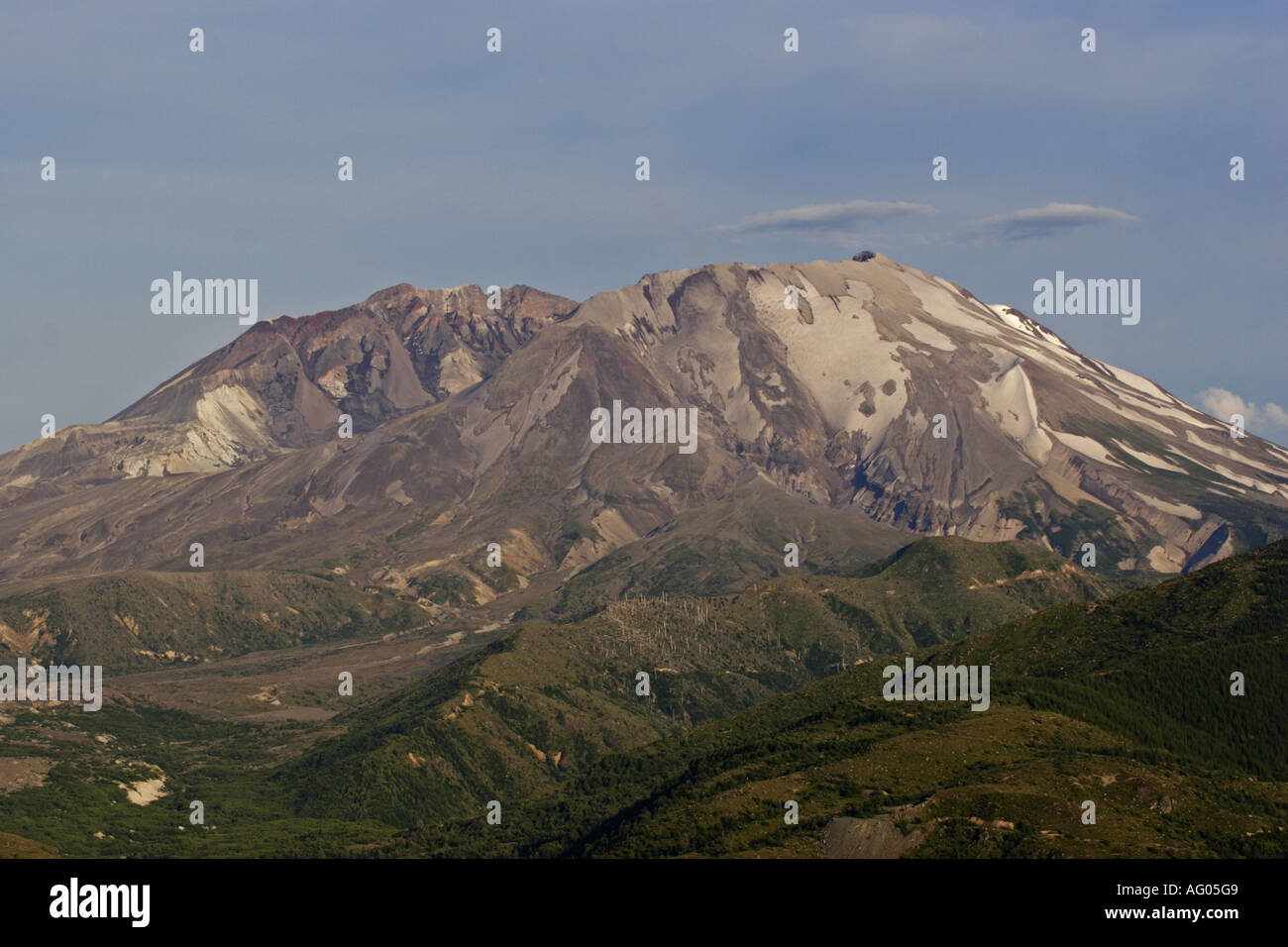 Mt. St. Helens im Bereich von Cascade Mountain im US-Bundesstaat Washington, USA Stockfoto