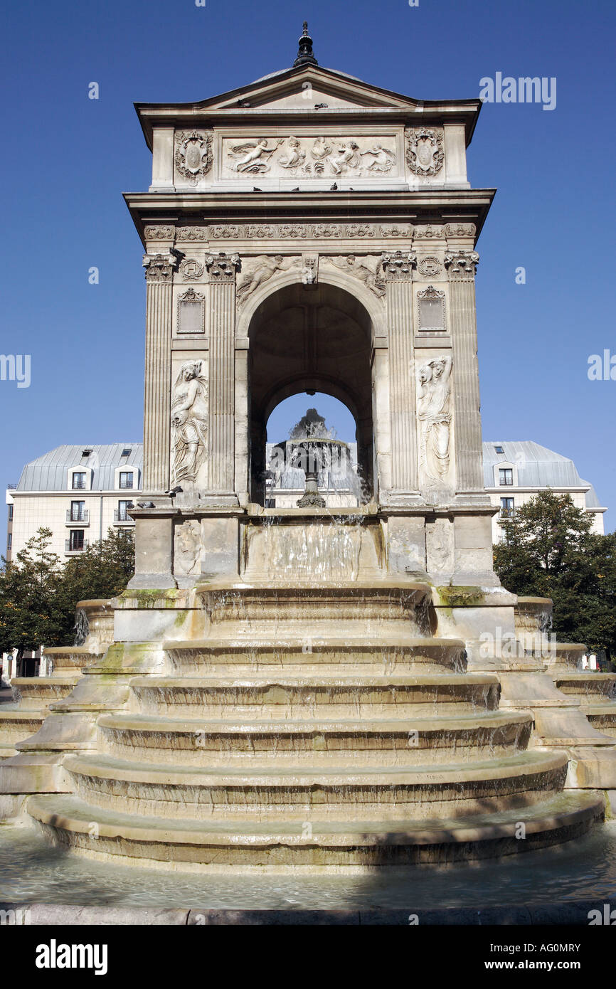 Fontaine des Innocents, Paris, Frankreich - Brunnen der unschuldigen Stockfoto