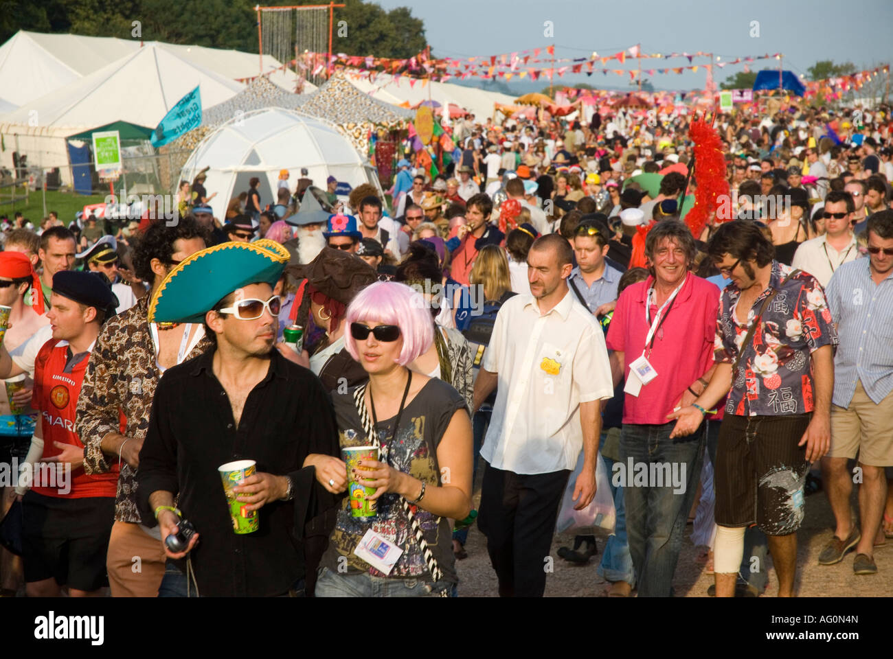 Musikfestival Bestival auf der Isle Of Wight Stockfoto