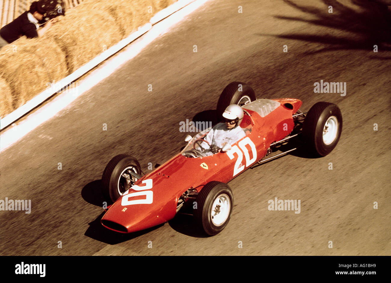 Bandini, Lorenzo, 21.12.1935 - 10.5.1967, italienischer Athlet, (Automobilrennfahrer), Formel-1-Rennen, Monte Carlo, Monaco, 1964, Stockfoto