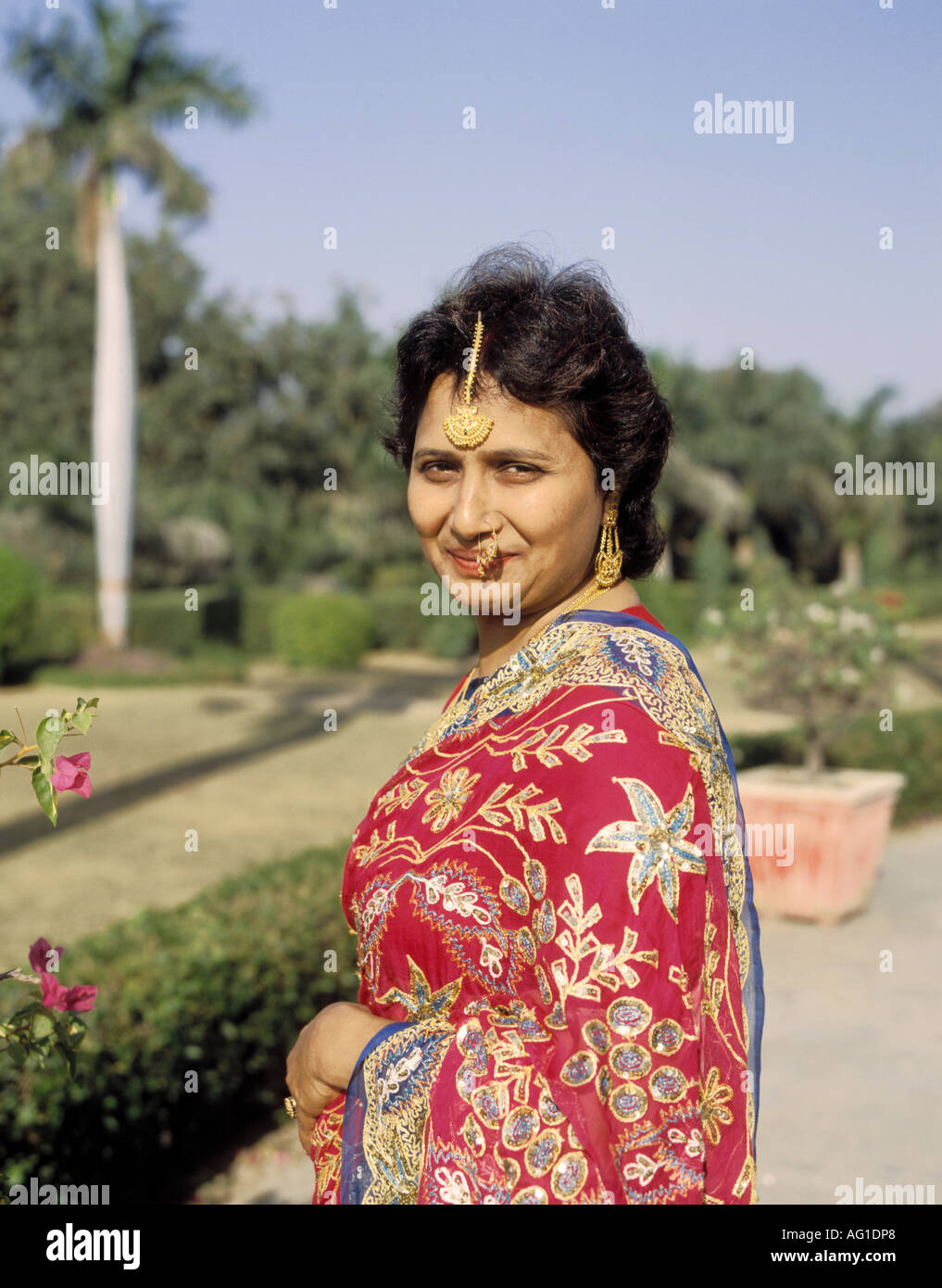Indian Lady. Stockfoto