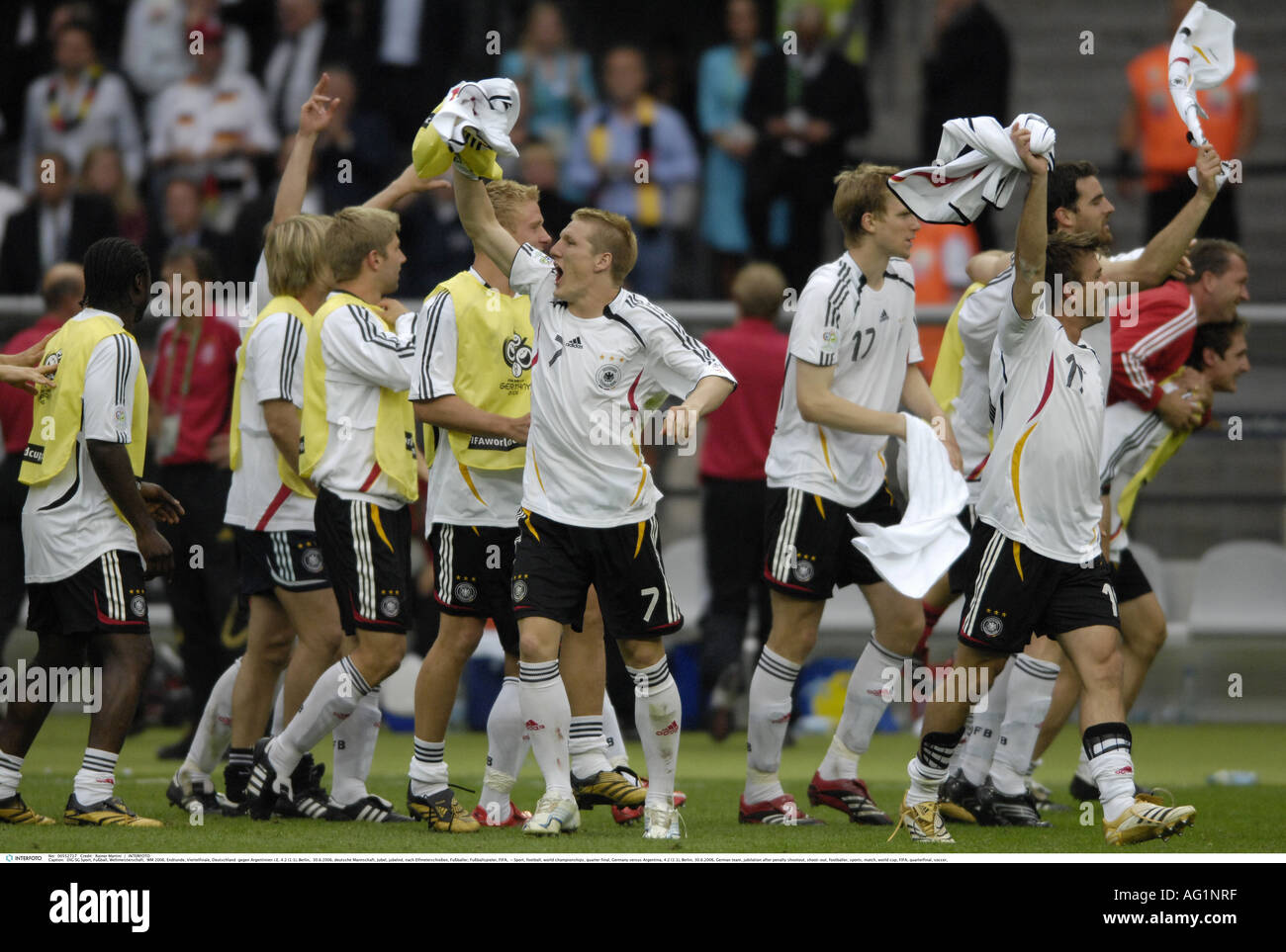 Sport, Fußball, wm, Viertelfinale, Deutschland gegen Argentinien, 4:2 (1:1), Berlin, 30.6.2006, Additional-Rights - Clearance-Info - Not-Available Stockfoto