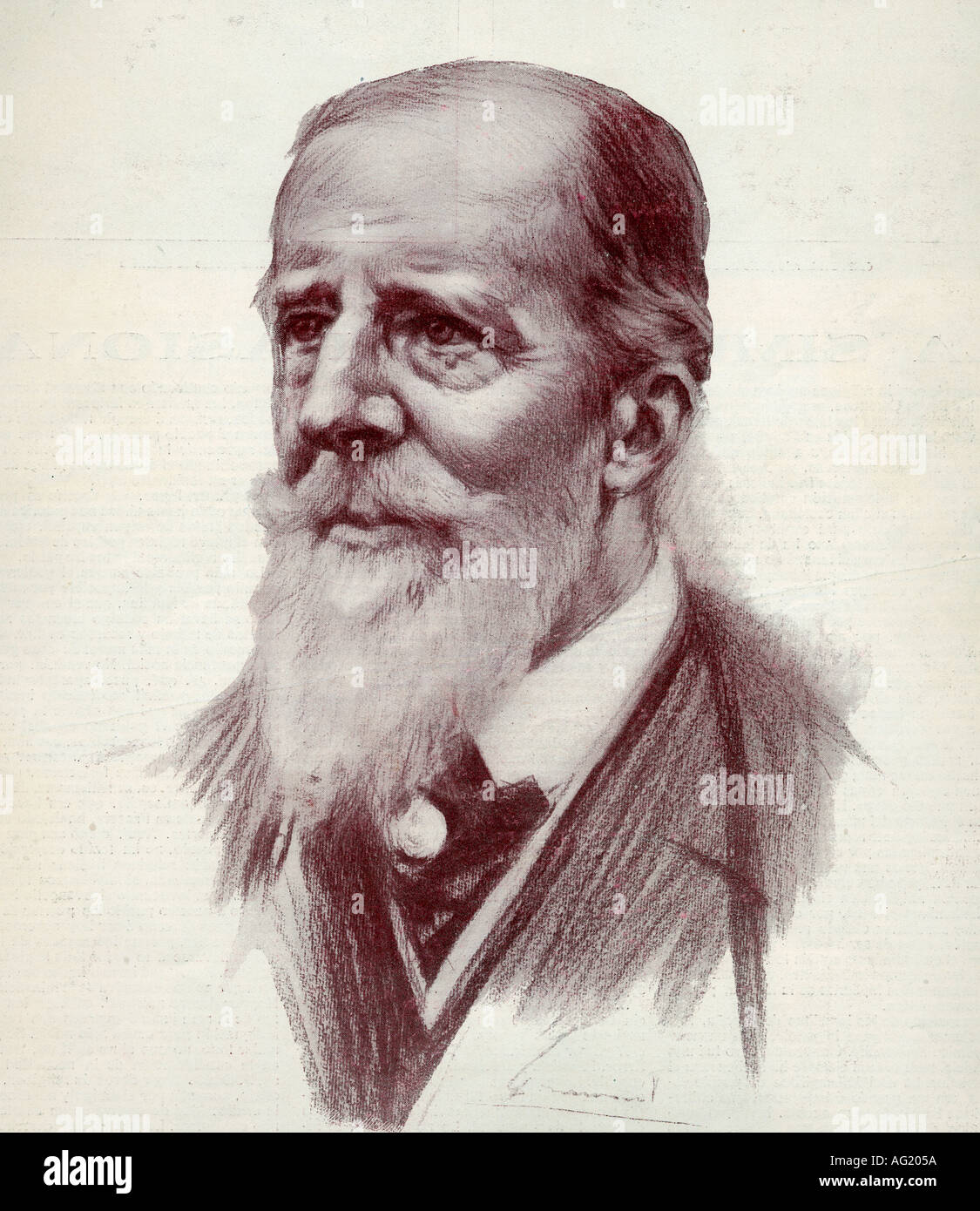 Paul Deroulede, 1846 - 1914. Der französische Autor und Politiker. Der Präsident der Liga der Patrioten. Stockfoto