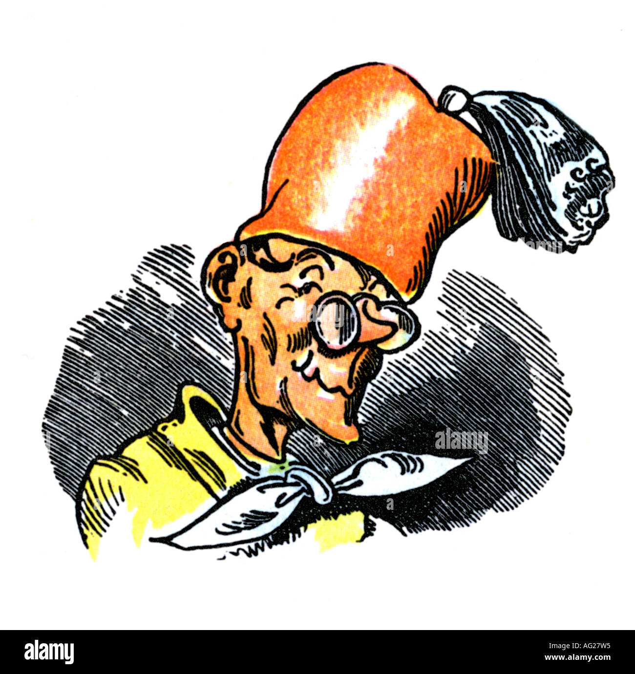 Literatur, Max und Moritz, eine Geschichte von Sieben kindische Streiche, Autor Wilhelm Busch, 1865, Porträt, Meister Boeck, Dritte Trick, Anthologie, Band 1, ca 1959, 50s, 50s, Buch, Bücher, Kinder, Kinder- und Jugendliteratur, Kinderbuch, Deutschland, 19. Jahrhundert, Farbe, Master tailor, cartoon, comic, historische, historische, 20. Jahrhundert, Menschen, Artist's Urheberrecht nicht gelöscht werden Stockfoto