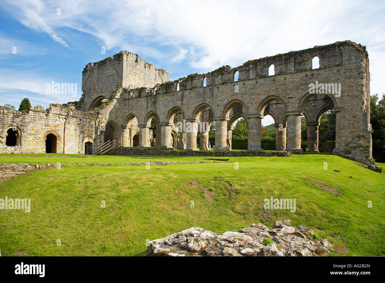 Buildwas Abbey in der Nähe von Ironbridge, Shropshire, England, UK Stockfoto