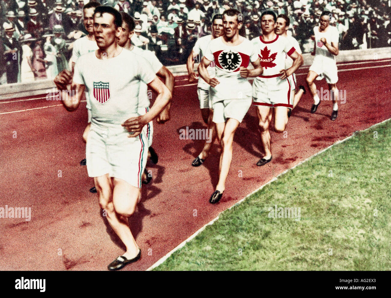 Leichtathletik 1912 olympische spiele in stockholm Fotos und