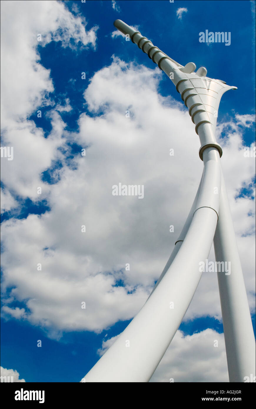 Die Skulptur der Engel von Warrington Künstler und Bildhauer Stephen Broadbent. Stockfoto