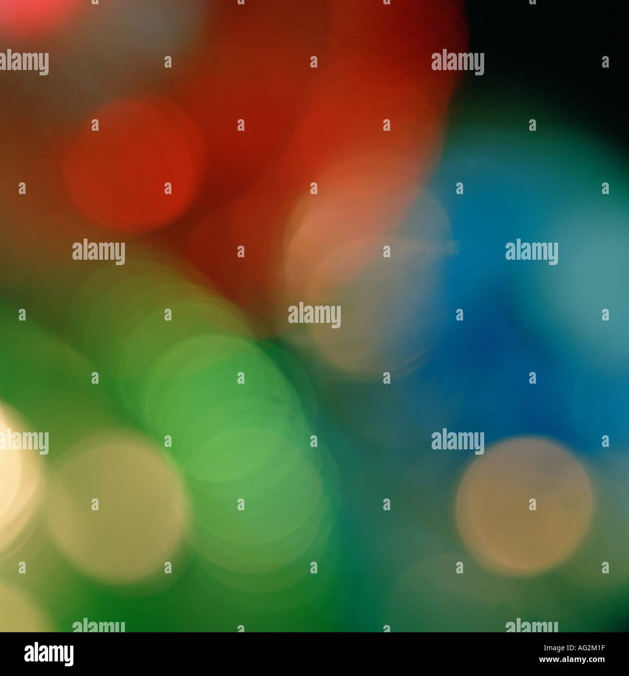 Abstrakte Muster von defokussierten Weihnachtsbaums Stockfoto