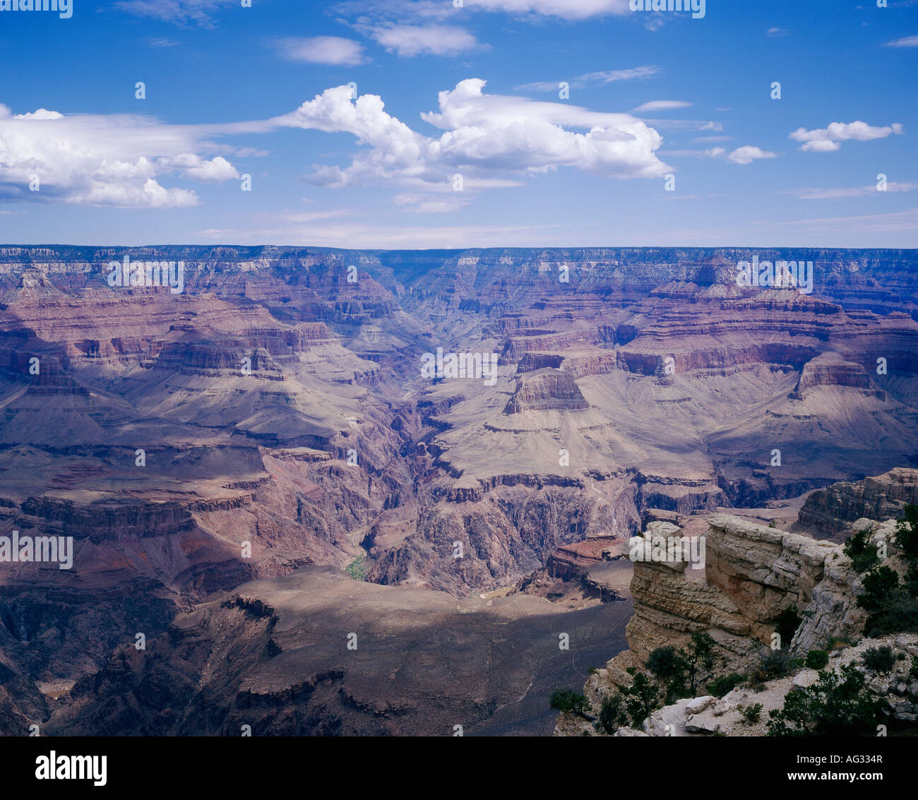 eine Luftaufnahme des Grand canyon Stockfoto