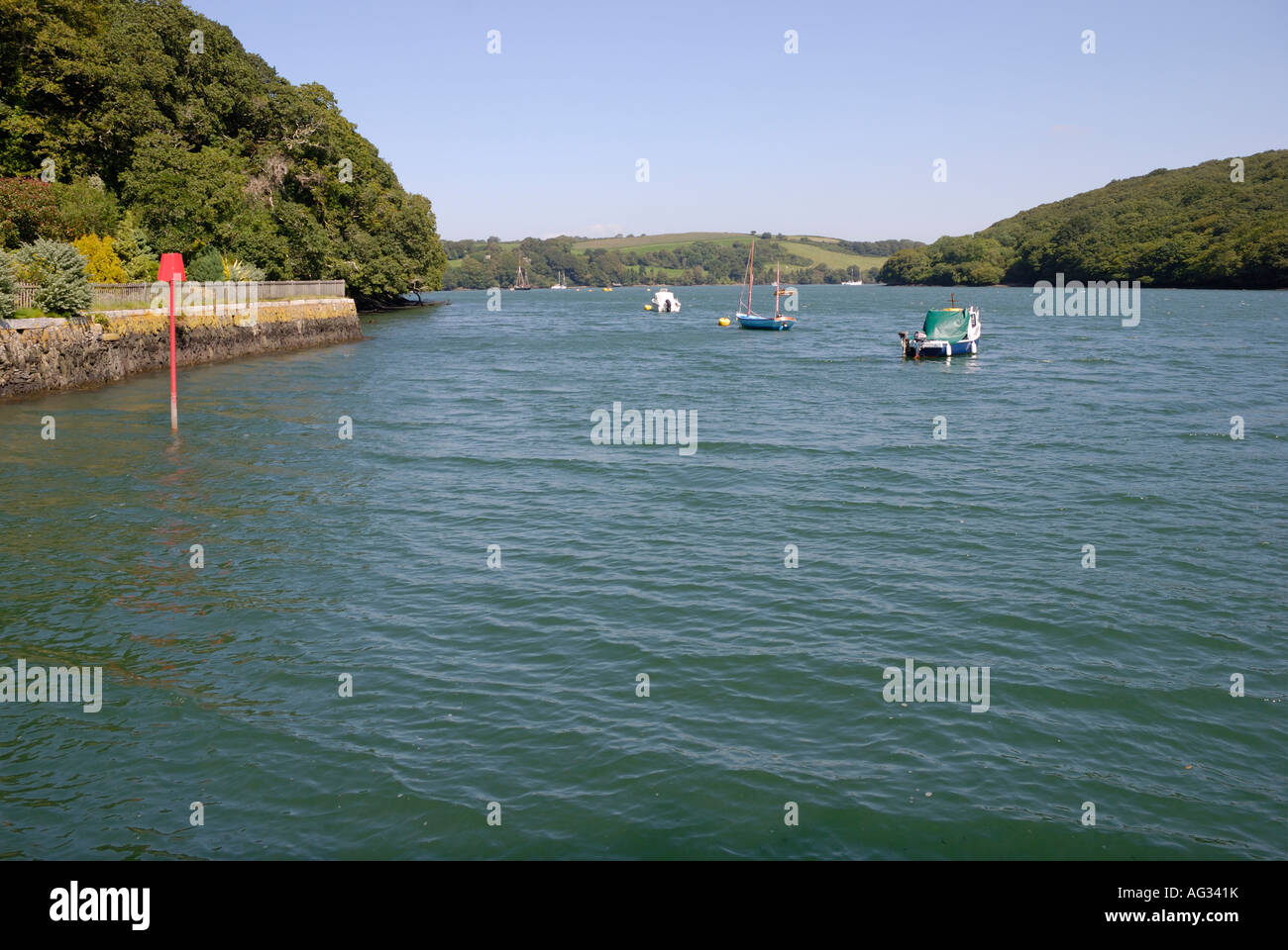 Fluß Truro Cornwall UK Stockfoto