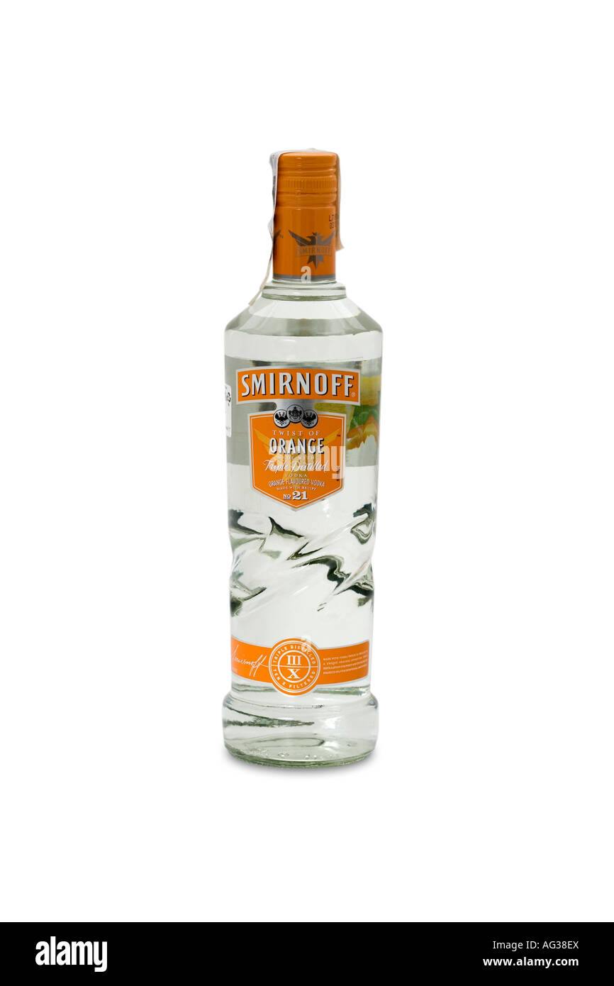 Wodka Smirnoff orange Stockfotografie - Alamy