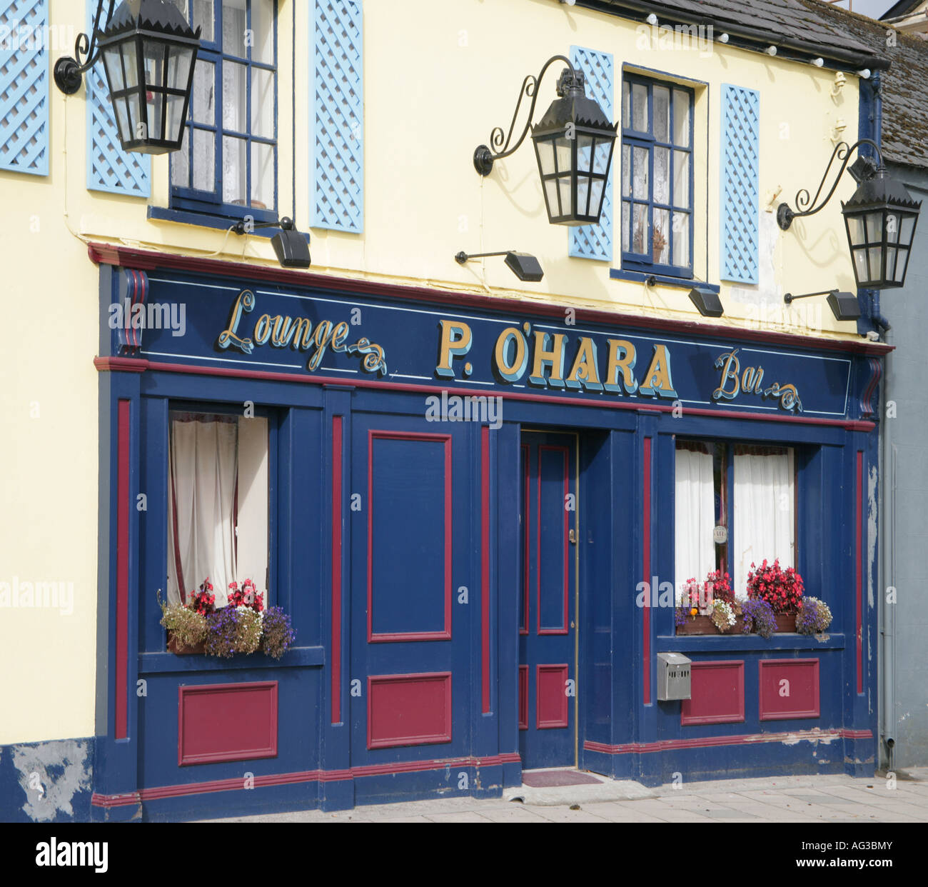 O Hara s Bar Charlestown County Sligo Stockfoto
