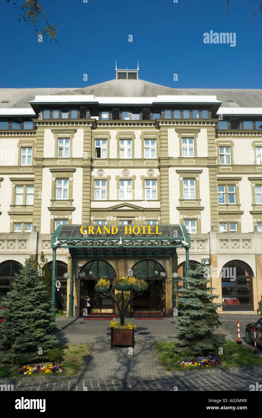 Margareteninsel Grand Hotel Margitsziget Budapest Ungarn Stockfoto