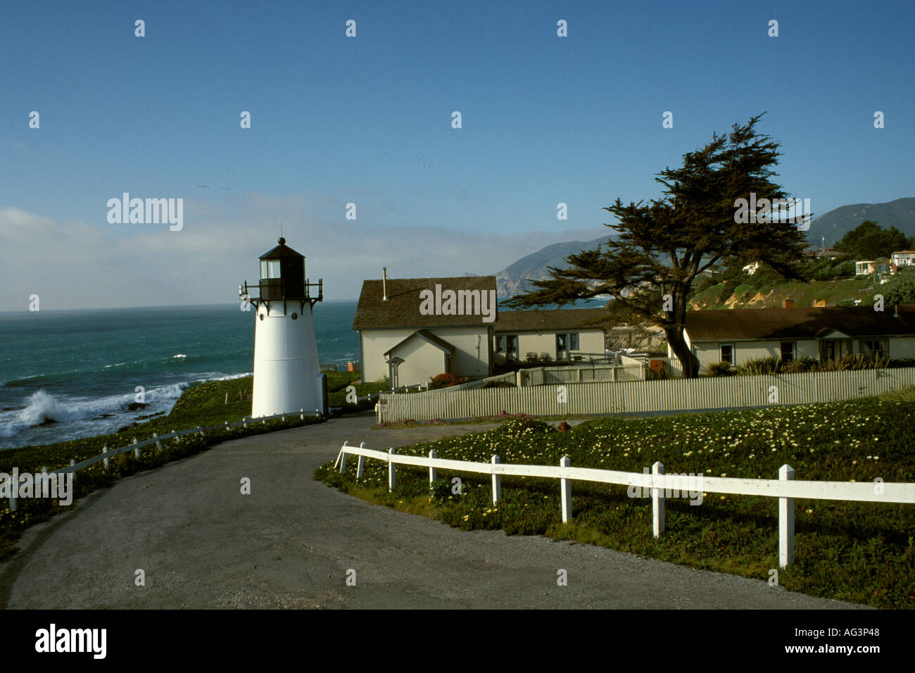 Montara Leuchtturm Küste Kaliforniens San Mateo Stockfoto