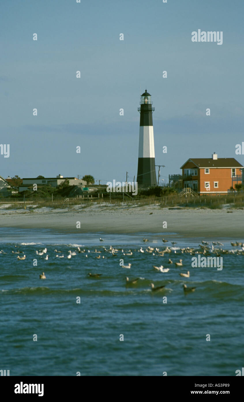 Georgien Tybee Island Leuchtturm Stockfoto